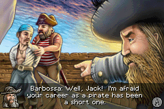 Pirates of the Caribbean: The Curse of the Black Pearl screenshot 4 for GameBoy Advance